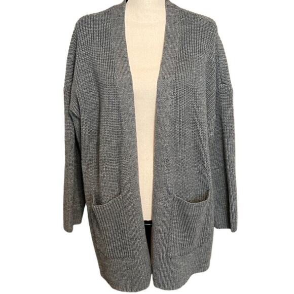 The Beach People Sweaters - The Beach People Dark Gray Cardigan Size XL/2XL